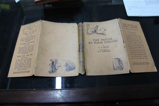 Milne, Alan Alexander - The House at Pooh Corner, with bookplate, d.j., with small loss and spine head and foot,